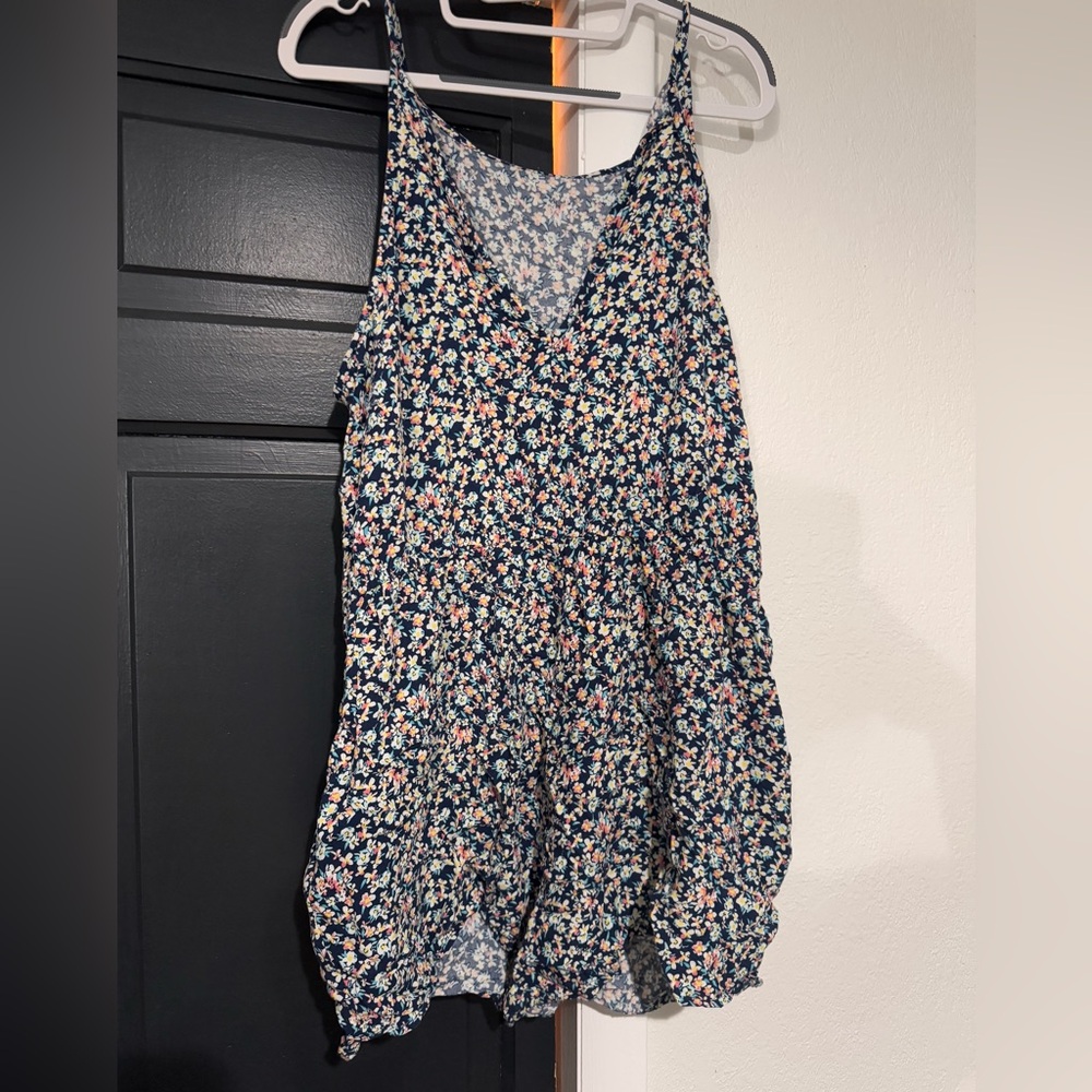 Floral Print Women's Romper